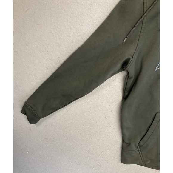 Under Armour Storm Green Camo Loose Fit Hoodie Mens Size M Forest Green - Picture 5 of 6